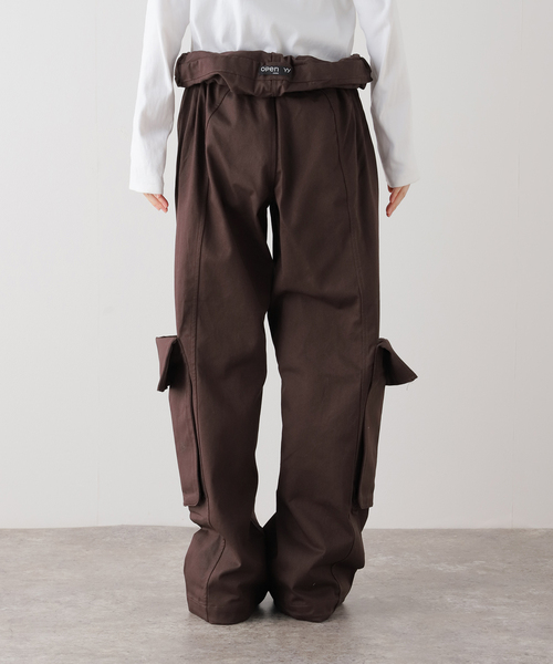 【open yy】the open product ロールウエストカーゴパンツ Open YY - ロール ウエスト カーゴパンツ | HBX - ハイプ