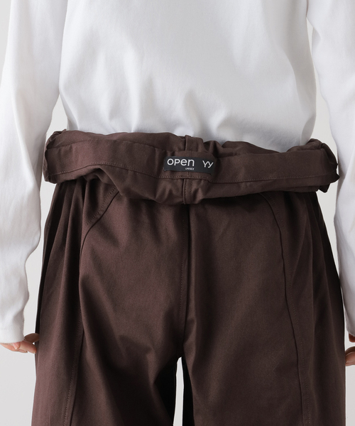 ★送料・関税込★OPEN YY★WRAP-OVER WAIST PANTS★ 9c3330e3900d32a15d673508e133a5