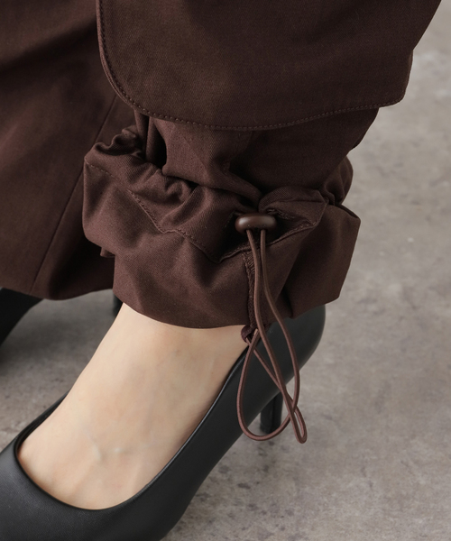 パンツ open yy WASHED ROLLED CARGO PANTS Geek Office / ギークオフィス】OPEN YY Woven WASHED ROLLED