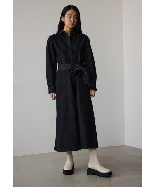 AZUL by moussy(アズールバイマウジー)の「トラックソールソックスブーツ(ブーツ・レディース・ブラック/アイボリー・LARGE/SMALL/MEDIUM/LL)」の14枚目の写真