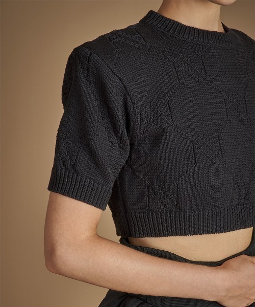 【セール】KISHIMEN CROPPED TOP（ニット/セーター）｜HAENGNAE（ヘンネ）