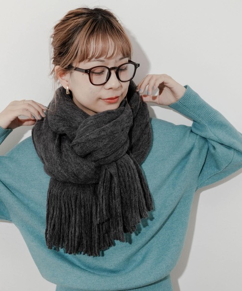 mic by Olu. 【ZOZOTOWN限定】シャギーボリュームマフラー mic by Olu.（ミックバイオルドット）の「【ZOZOTOWN限定