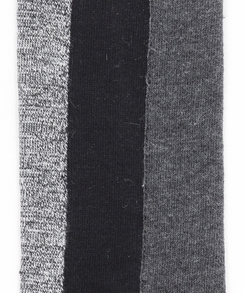 COMME CA ISM（コムサイズム）の「メランジ 切り替え ソックス（ソックス/靴下・メンズ・ブラック/ネイビー・27cm）」の7枚目の写真