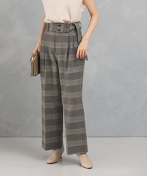 URBAN RESEARCH ROSSO WOMEN | チェックベルトパンツ(その他パンツ)