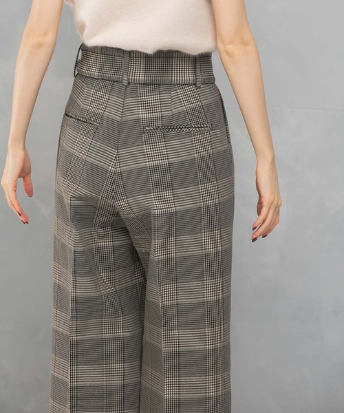 URBAN RESEARCH ROSSO WOMEN（アーバンリサーチ　ロッソ）の「チェックベルトパンツ（その他パンツ・レディース・ブラック系その他・36/38）」の14枚目の写真