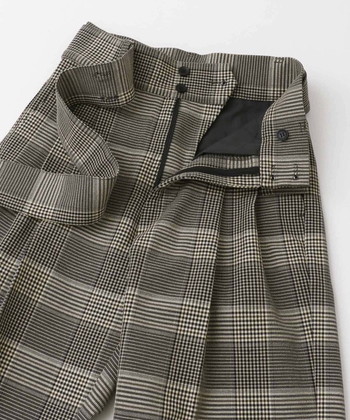 URBAN RESEARCH ROSSO WOMEN（アーバンリサーチ　ロッソ）の「チェックベルトパンツ（その他パンツ・レディース・ブラック系その他・36/38）」の16枚目の写真