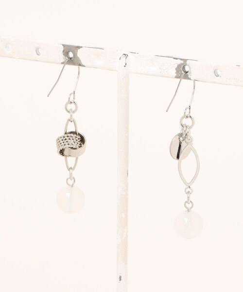 VIBGYOR(ヴィブジョー)の「【Agaro】No.417 ピアス アレルギー対応 シルバー 天然石(MA)(ピアス(両耳用)・レディース・シルバー系2/シルバー系1・FREE)」の3枚目の写真