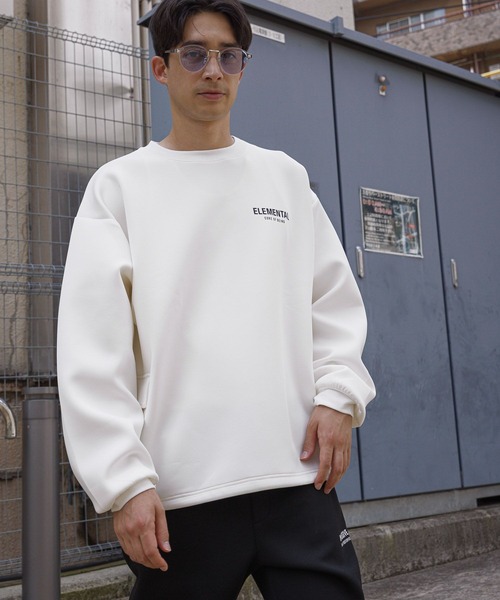 LAKOLE（ラコレ）の「ストレッチポケットプルオーバー＜PARK by LAKOLE＞ / 151325（スウェット・メンズ・ホワイト/ブラック/オリーブ・MEDIUM/LARGE）」の2枚目の写真