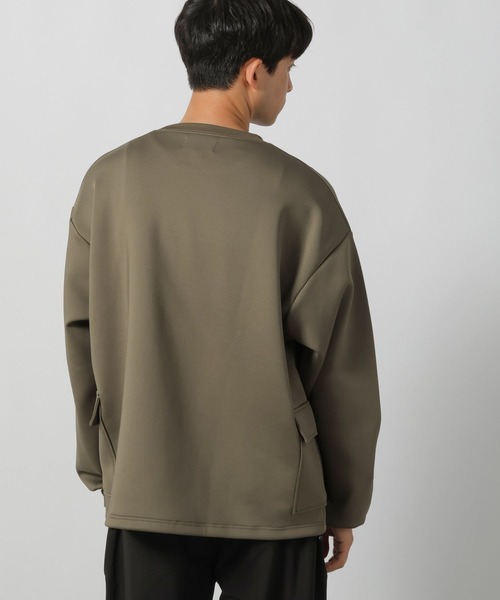 LAKOLE（ラコレ）の「ストレッチポケットプルオーバー＜PARK by LAKOLE＞ / 151325（スウェット・メンズ・ホワイト/ブラック/オリーブ・MEDIUM/LARGE）」の20枚目の写真