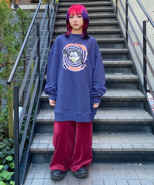 Candy Stripper（キャンディストリッパー）の「SPIN AROUND SWEAT ワンピース（スウェット・レディース・オフホワイト/ブラック/ネイビー・2）」の10枚目の写真