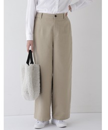 human woman | 【3サイズ展開】◆ストレッチエアリードットコードセミワイドバレルパンツ(その他パンツ)