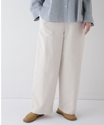 【3サイズ展開】◆ストレッチエアリードットコードセミワイドバレルパンツ