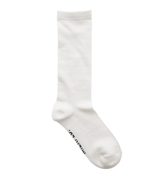 MILKFED.（ミルクフェド）の「BUMPY KNIT SOCKS（ソックス/靴下・レディース・オフホワイト/ブラック・ONE SIZE）」の6枚目の写真