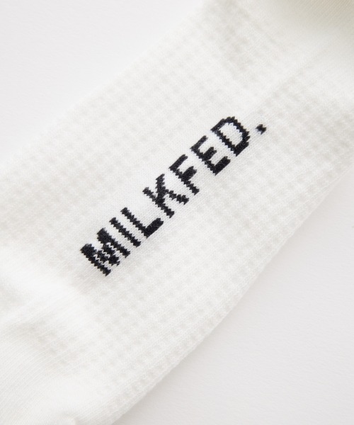 MILKFED.（ミルクフェド）の「BUMPY KNIT SOCKS（ソックス/靴下・レディース・オフホワイト/ブラック・ONE SIZE）」の11枚目の写真