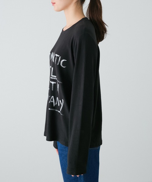 Jayro(ジャイロ)の「マシュマロタッチロゴTシャツ(Tシャツ/カットソー・レディース・ブラック/ベージュ・FREE)」の7枚目の写真