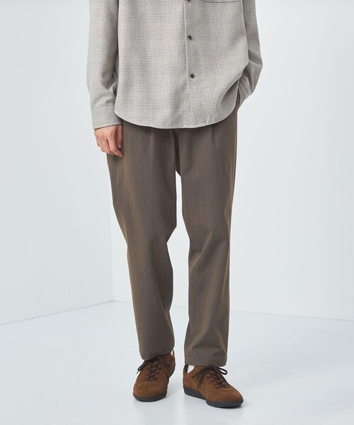 【セール】ドライ チノ 1プリーツ ユーティリティパンツ イージーパンツ -ストレッチ-（チノパンツ）｜green label relaxing（グリーンレーベルリラクシング）