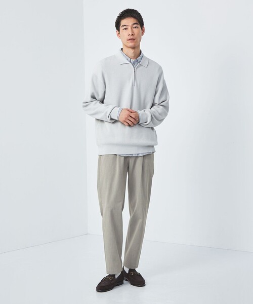 green label relaxing(グリーンレーベルリラクシング)の「ドライ チノ 1プリーツ ユーティリティパンツ イージーパンツ -ストレッチ-(チノパンツ・メンズ・モカ/ブラック/ナチュラル・L/M/S/XL)」の8枚目の写真