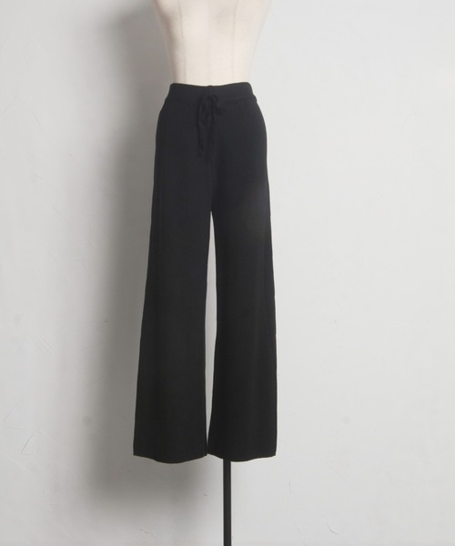tocco closet(トッコ クローゼット)の「【ZOZO限定】リボン柄ニットパンツ(その他パンツ・レディース・グレー/ブラック/ベージュ・M)」の21枚目の写真