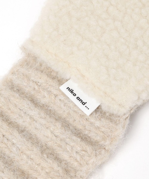 niko and...（ニコアンド）の「オリジナルニットイヤーマフラー（イヤーマフ・レディース・ライトブルー/ベージュ/グレー・0）」の12枚目の写真