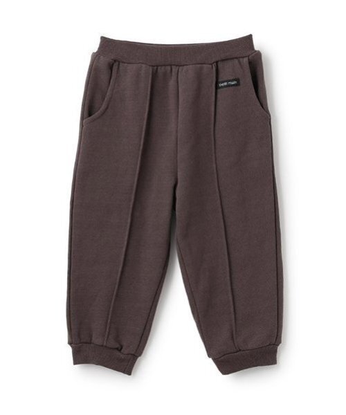 petit main（プティマイン）の「【GOODPRICE】裏起毛カットパンツ（スウェットパンツ・キッズ・クリーム/トップグレー/ネイビー/ブラウン・80ｃｍ/90cm/100cm/110cm/120cm/130cm）」の10枚目の写真
