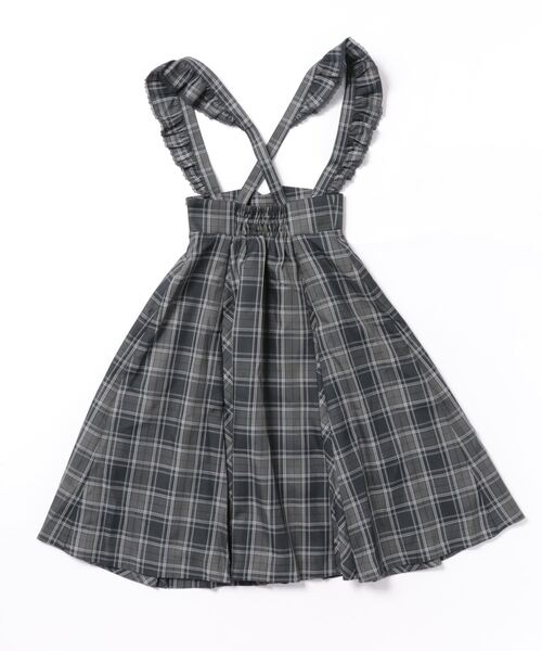 Secret Honey（シークレットハニー）の「マチ付きスカート（スカート・レディース・ブラック/チェック・MEDIUM）」の3枚目の写真