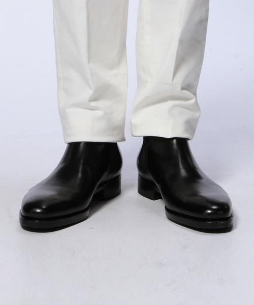 UNITED ARROWS(ユナイテッドアローズ)の「UA レザー サイドゴア ブーツ Π(ブーツ・メンズ・ブラック・6/8/7h/6h/7/9/9h/8h)」の3枚目の写真