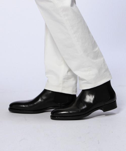 UNITED ARROWS(ユナイテッドアローズ)の「UA レザー サイドゴア ブーツ Π(ブーツ・メンズ・ブラック・6/8/7h/6h/7/9/9h/8h)」の4枚目の写真