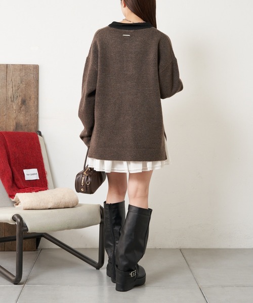 RAY CASSIN(レイカズン)の「シアーフレアミニスカート(スカート・レディース・ブラック/グレー系その他2/ホワイト・FREE)」の8枚目の写真