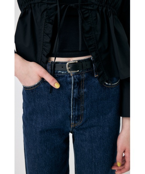 MOUSSY(マウジー)の「【WEB限定】BASIC LETHER ベルト(ベルト・レディース・ブラック・FREE)」の3枚目の写真