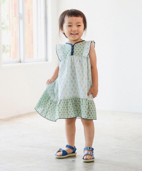 セール】エスニック プリント ワンピース 2025SS（90～150cm