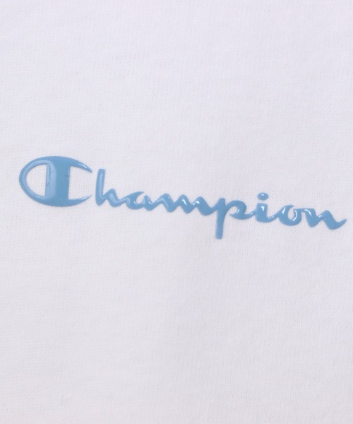Champion(チャンピオン)の「【Champion/チャンピオン】レディース ショートスリーブTシャツ(Tシャツ/カットソー・レディース・その他35/ホワイト/ブラック系その他/グレー/ペールイエロー/サックスブルー・MEDIUM/LARGE)」の15枚目の写真