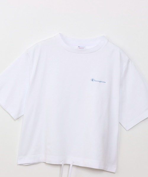 Champion(チャンピオン)の「【Champion/チャンピオン】レディース ショートスリーブTシャツ(Tシャツ/カットソー・レディース・その他35/ホワイト/ブラック系その他/グレー/ペールイエロー/サックスブルー・MEDIUM/LARGE)」の16枚目の写真
