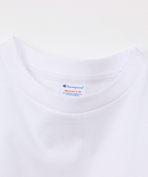 Champion(チャンピオン)の「【Champion/チャンピオン】レディース ショートスリーブTシャツ(Tシャツ/カットソー・レディース・その他35/ホワイト/ブラック系その他/グレー/ペールイエロー/サックスブルー・MEDIUM/LARGE)」の17枚目の写真