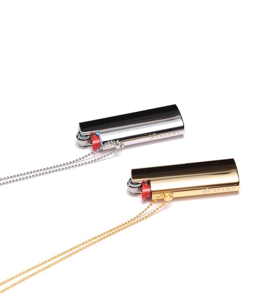 bpr BEAMS（ビーピーアール ビームス ）の「▲BIC J25 ライター ネックレス（アッシュトレイ/ライター・レディース・シルバー・ONE SIZE）」の2枚目の写真