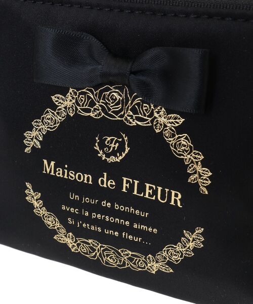 Maison de FLEUR(メゾンドフルール)の「サテンリボンティッシュケース(ポーチ・レディース・ライトピンク/ライラック/ブラック/アイボリー・FREE)」の11枚目の写真
