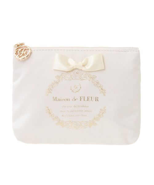 サテンリボンティッシュケース（ポーチ）｜Maison de FLEUR