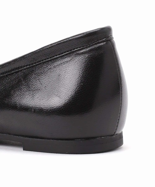 追加》GRISEレザースクエアプリーツフラット（その他シューズ）｜LE