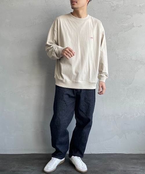 DANTON（ダントン）の「【WEB限定】[DANTON/ダントン] ワンポイントロゴ スウェットライクロンT（Tシャツ/カットソー・レディース・ネイビー/ホワイト/チャコール/グレイッシュベージュ・XL/L/M）」の10枚目の写真