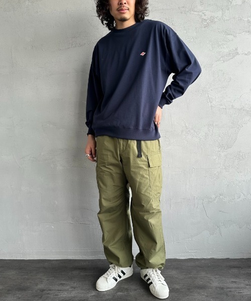DANTON（ダントン）の「【WEB限定】[DANTON/ダントン] ワンポイントロゴ スウェットライクロンT（Tシャツ/カットソー・レディース・ネイビー/ホワイト/チャコール/グレイッシュベージュ・XL/L/M）」の12枚目の写真
