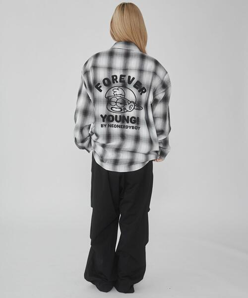 WEGO（ウィゴー）の「WEGO/グラフィックオンブレチェックシャツ（シャツ/ブラウス・メンズ・その他4/その他1/その他2/その他3・MEDIUM/LARGE）」の8枚目の写真
