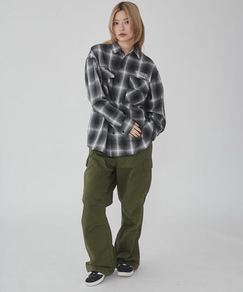 WEGO（ウィゴー）の「WEGO/グラフィックオンブレチェックシャツ（シャツ/ブラウス・メンズ・その他4/その他1/その他2/その他3・MEDIUM/LARGE）」の11枚目の写真