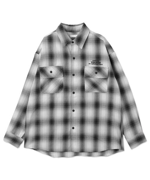 WEGO（ウィゴー）の「WEGO/グラフィックオンブレチェックシャツ（シャツ/ブラウス・メンズ・その他4/その他1/その他2/その他3・MEDIUM/LARGE）」の18枚目の写真