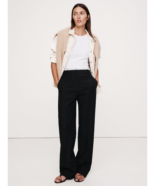 Banana Republic(バナナリパブリック)の「ハイライズ モダン ストレート リファインド パンツ(その他パンツ・レディース・ネイビー/ブラック/アイボリー・2/0/4/6/8)」の5枚目の写真