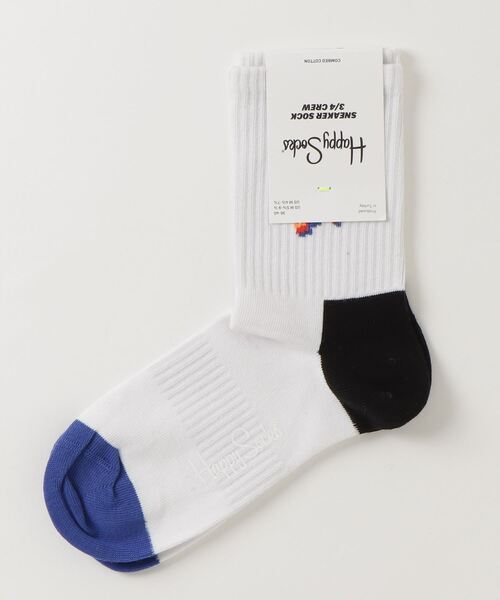 Happy Socks（ハッピーソックス）の「■HAPPY SOCKS■ワンポイントデザインソックス（ソックス/靴下・レディース・ホワイト・SMALL）」の2枚目の写真