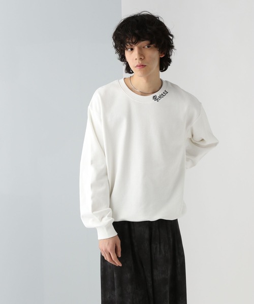 HARE(ハレ)の「ネックシシュウロゴスウェット(HARE)(スウェット・メンズ・イエロー/ホワイト/ブラック・FREE)」の11枚目の写真