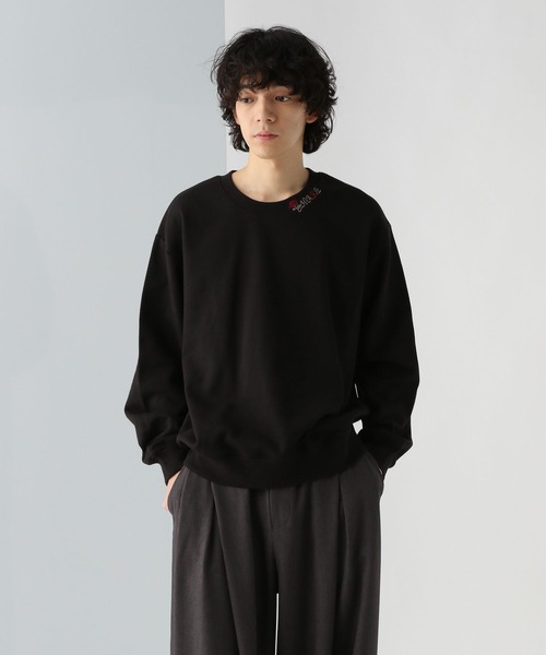 HARE(ハレ)の「ネックシシュウロゴスウェット(HARE)(スウェット・メンズ・イエロー/ホワイト/ブラック・FREE)」の12枚目の写真