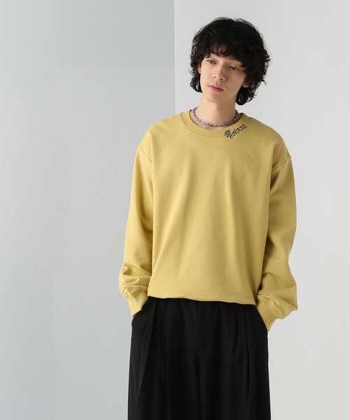 HARE(ハレ)の「ネックシシュウロゴスウェット(HARE)(スウェット・メンズ・イエロー/ホワイト/ブラック・FREE)」の13枚目の写真