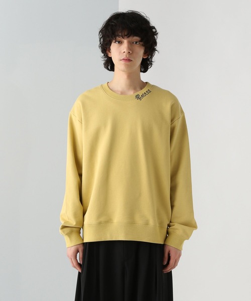 Ado×HARE サイドレースアップローズ刺繍スウェット 青薔薇 Ado×HARE