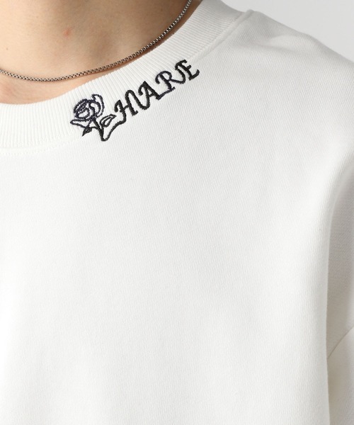 HARE(ハレ)の「ネックシシュウロゴスウェット(HARE)(スウェット・メンズ・イエロー/ホワイト/ブラック・FREE)」の21枚目の写真