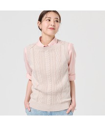 BRICK HOUSE by TOKYO SHIRT（ブリックハウス）の「ボートネック レディースニットベスト（ベスト）」